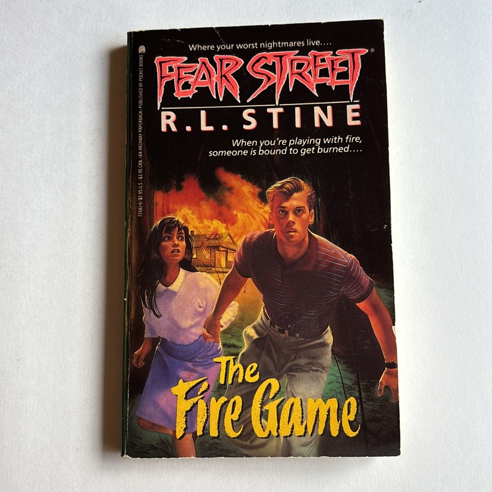 Vintage Fear Street The Fire Game by R.L. Stine Paperback
